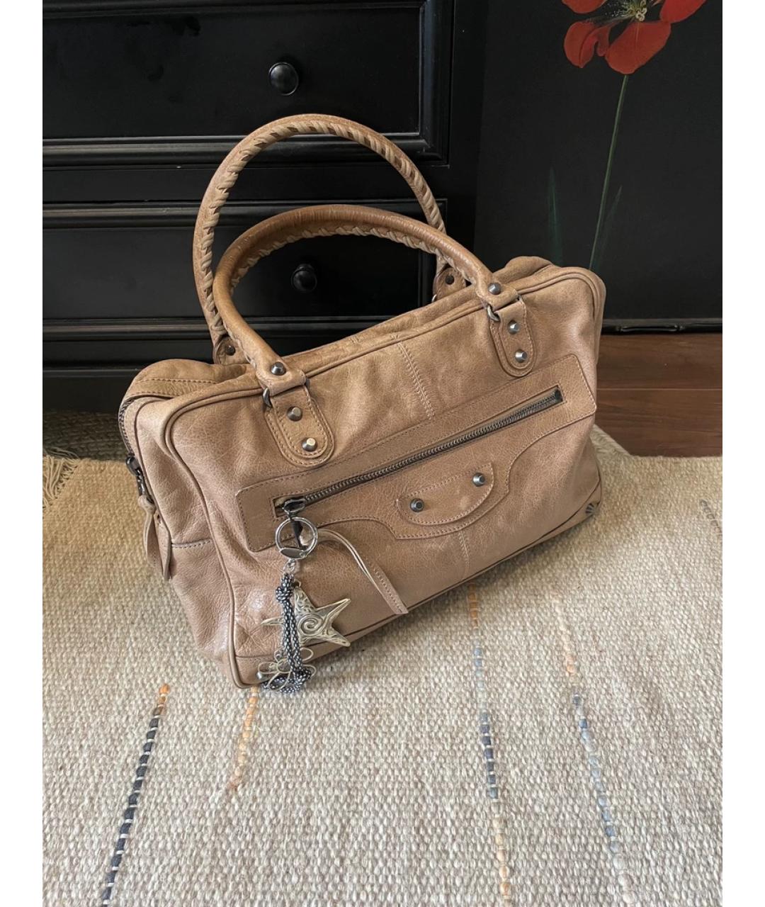 BALENCIAGA Хаки сумка с короткими ручками, фото 10