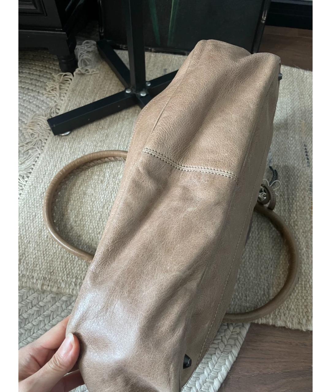 BALENCIAGA Хаки сумка с короткими ручками, фото 8