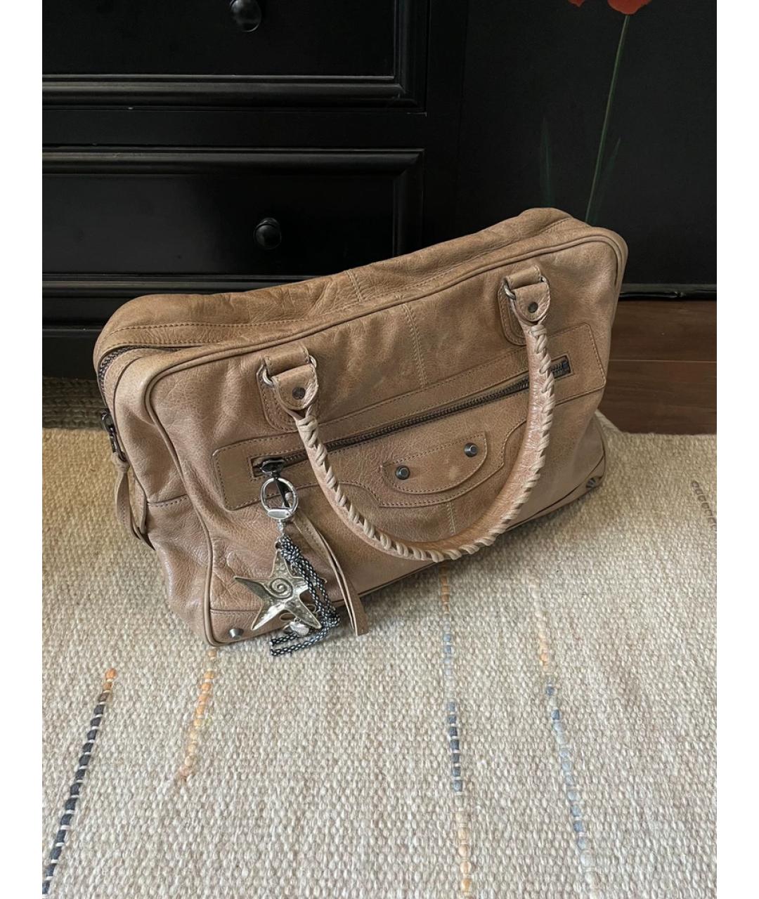 BALENCIAGA Хаки сумка с короткими ручками, фото 9