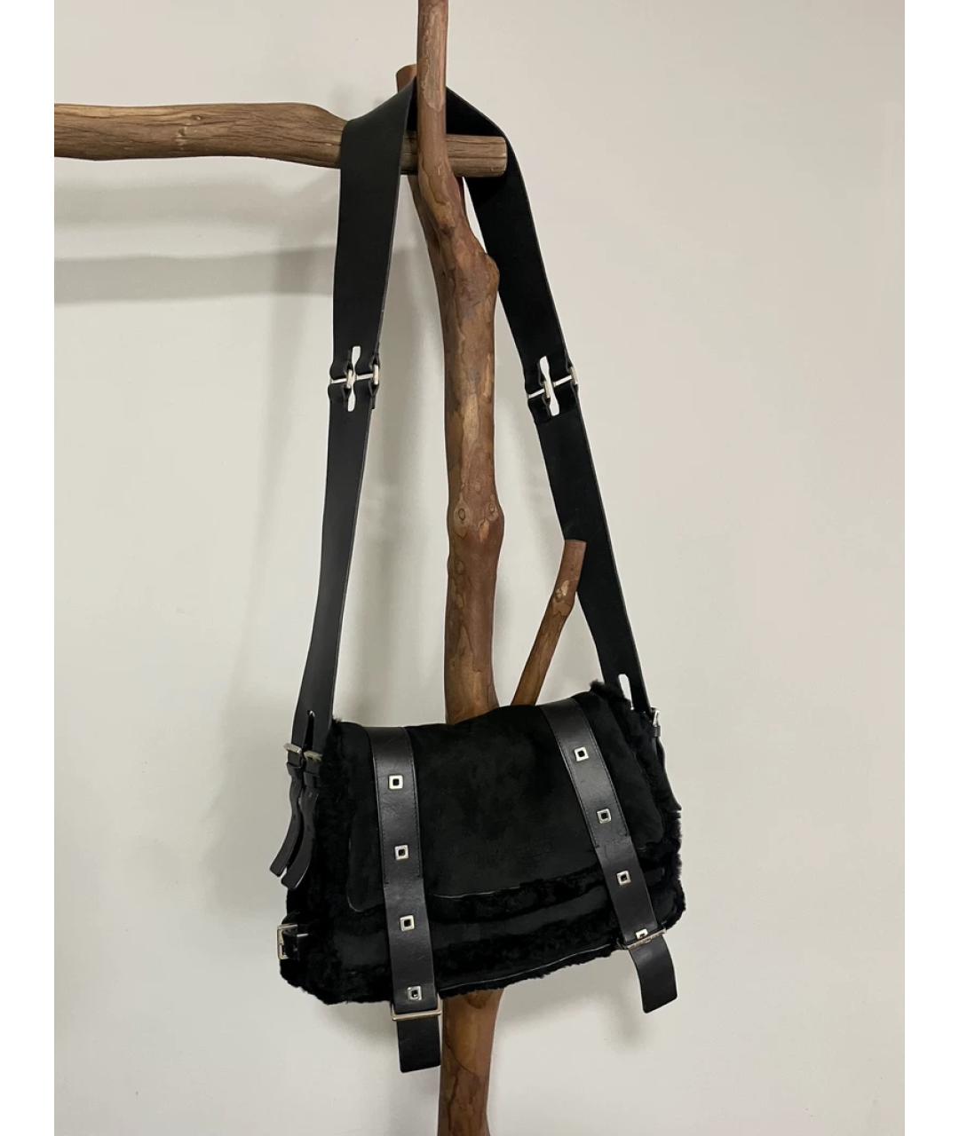 BOTTEGA VENETA Серебряная меховая сумка с короткими ручками, фото 10