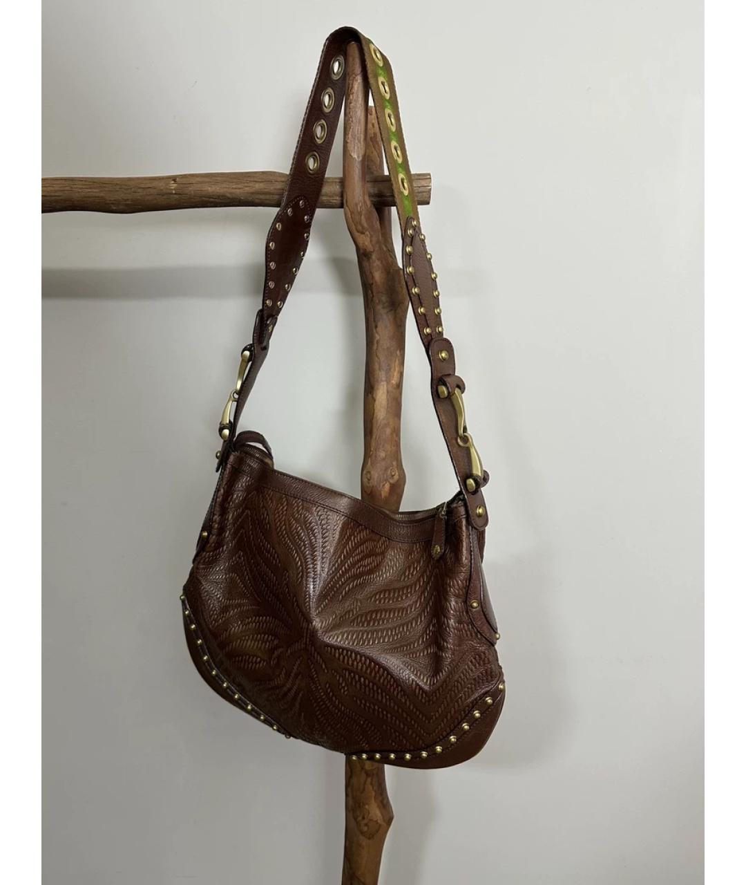 GUCCI Желтая кожаная сумка с короткими ручками, фото 9