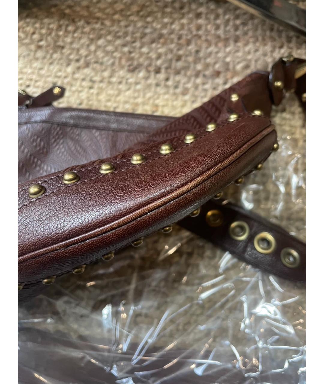 GUCCI Желтая кожаная сумка с короткими ручками, фото 7