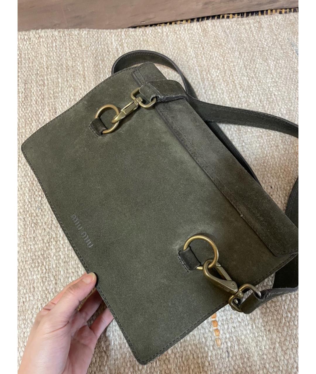 MIU MIU Бежевая льняная сумка с короткими ручками, фото 5