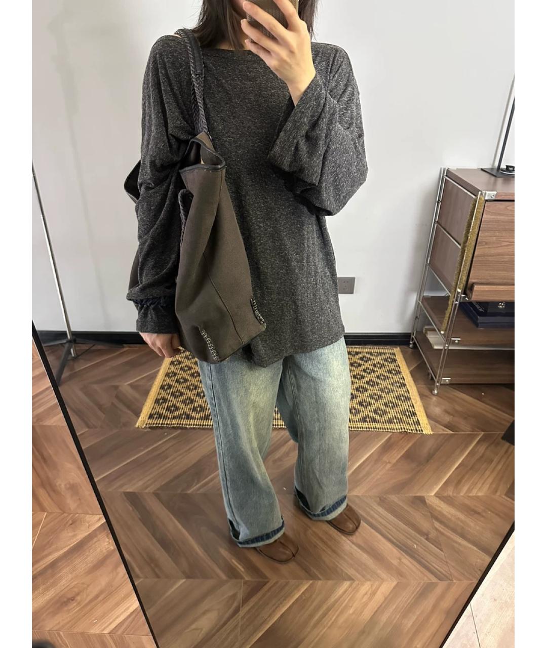 FENDI Коричневая тканевая сумка с короткими ручками, фото 6