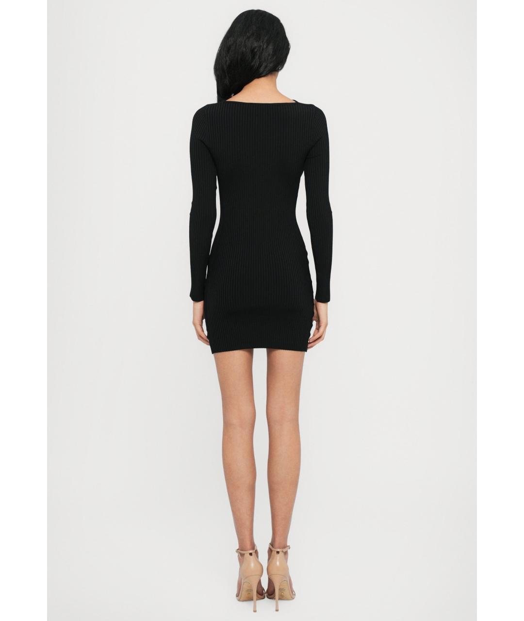 DAVID KOMA Черное коктейльное платье, фото 4