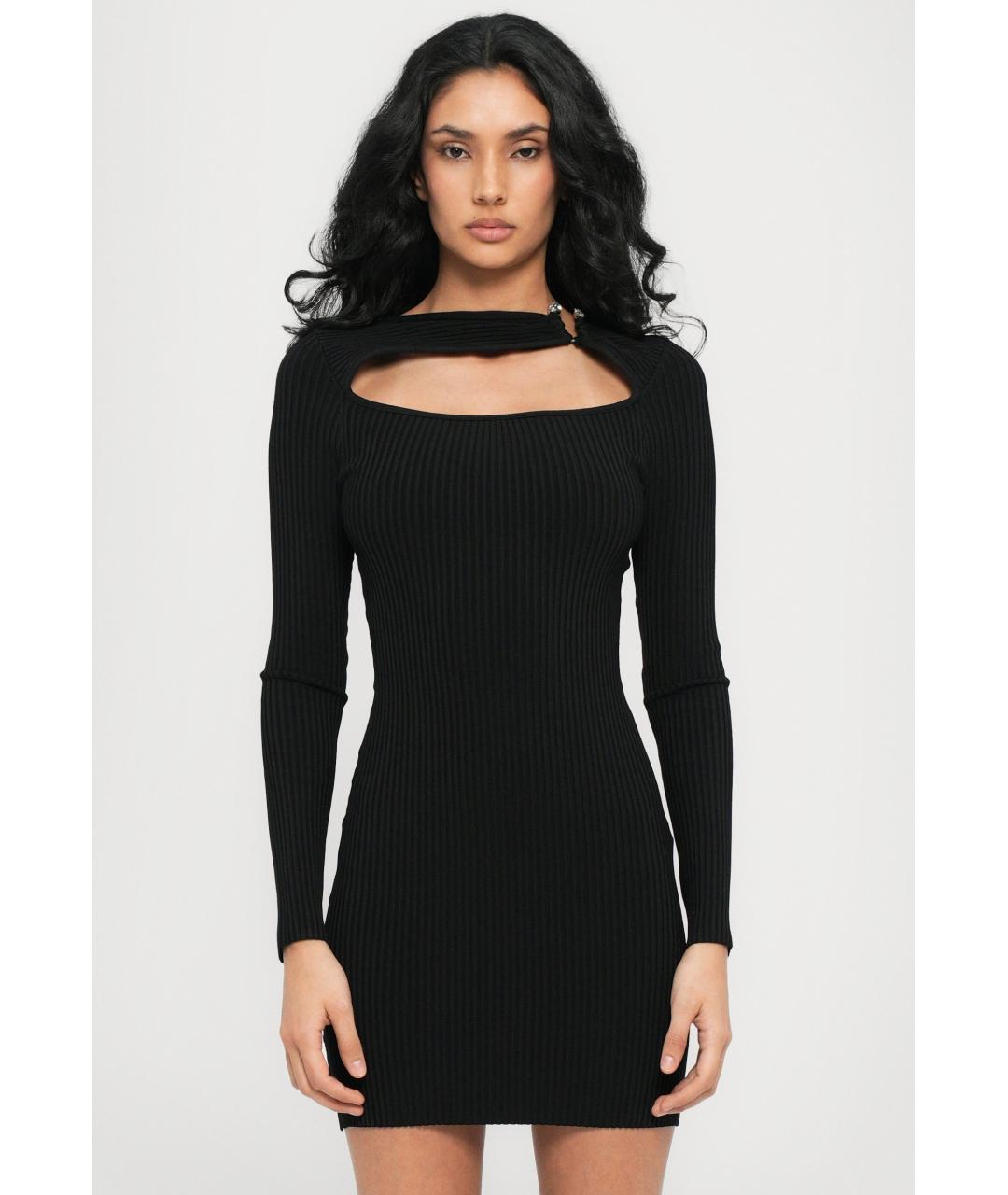 DAVID KOMA Черное коктейльное платье, фото 2