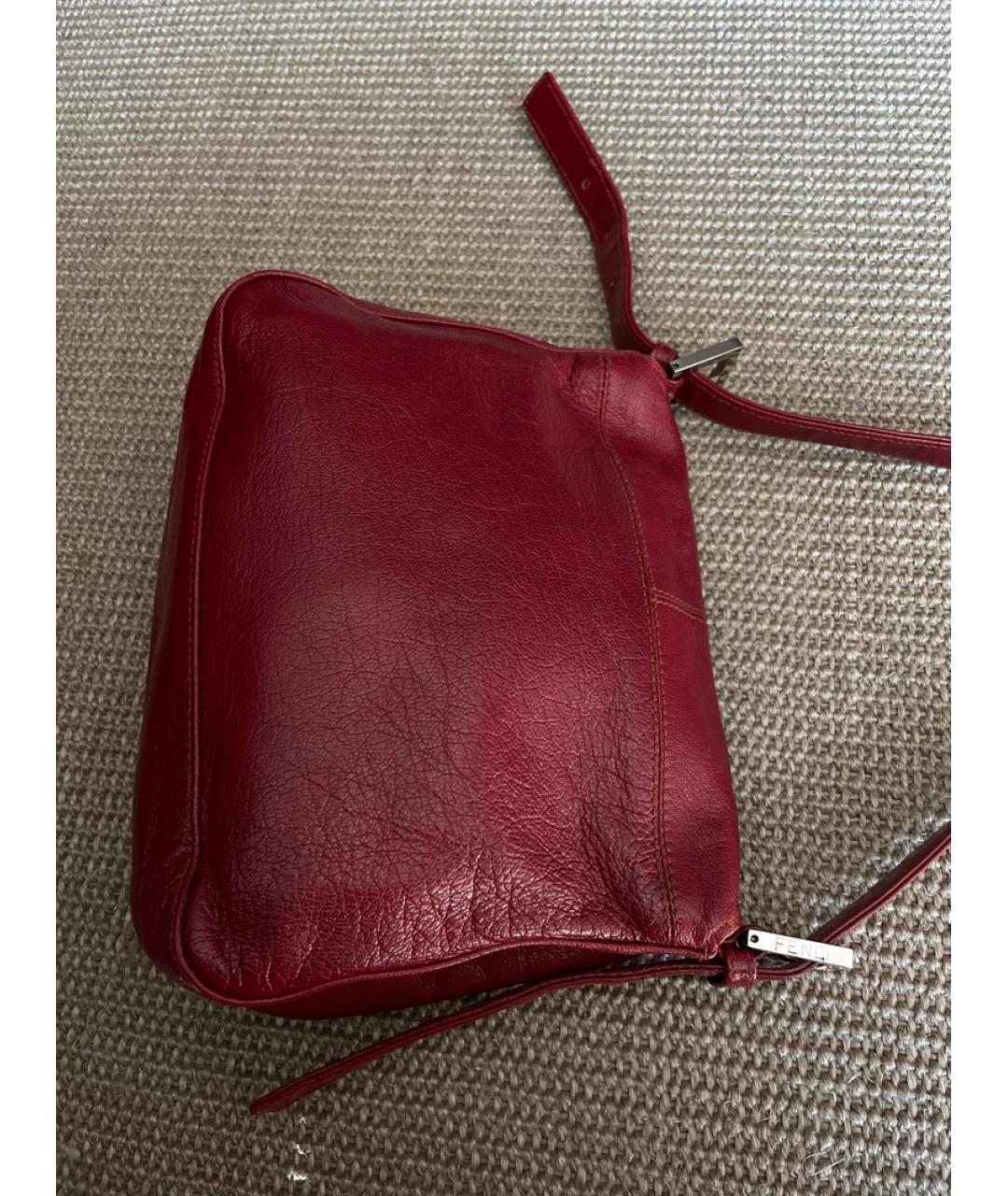 FENDI Серая замшевая сумка с короткими ручками, фото 5