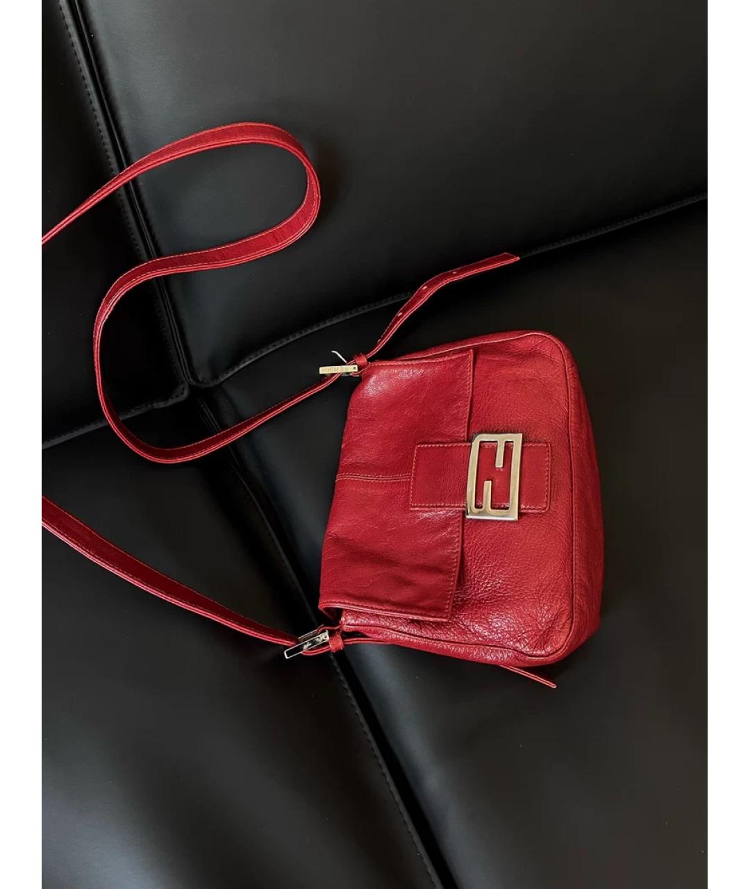 FENDI Серая замшевая сумка с короткими ручками, фото 2