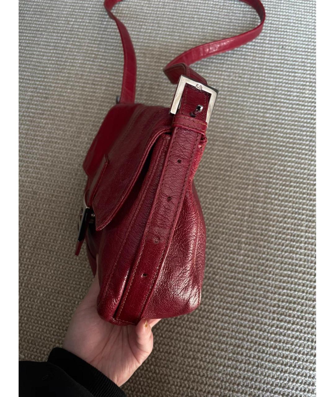 FENDI Серая замшевая сумка с короткими ручками, фото 8