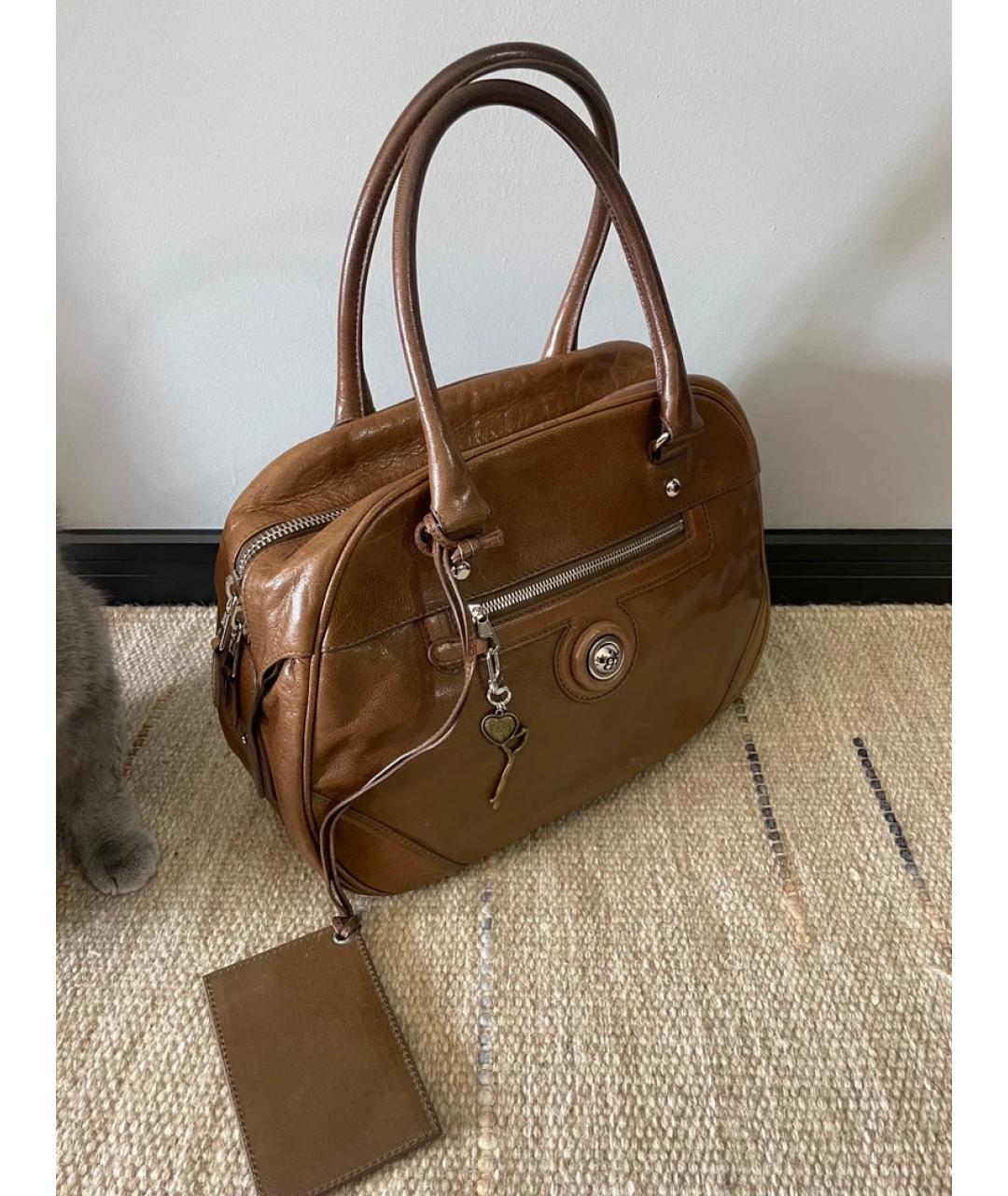 BALENCIAGA Оранжевая сумка с короткими ручками, фото 2