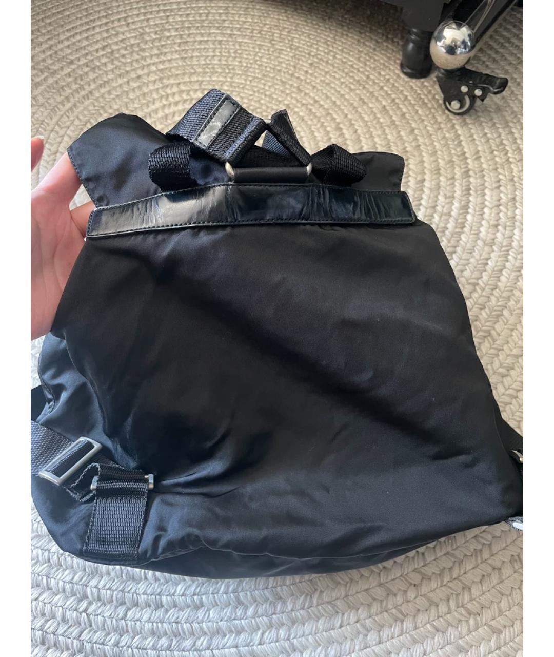 PRADA Серебряная кожаная сумка с короткими ручками, фото 6