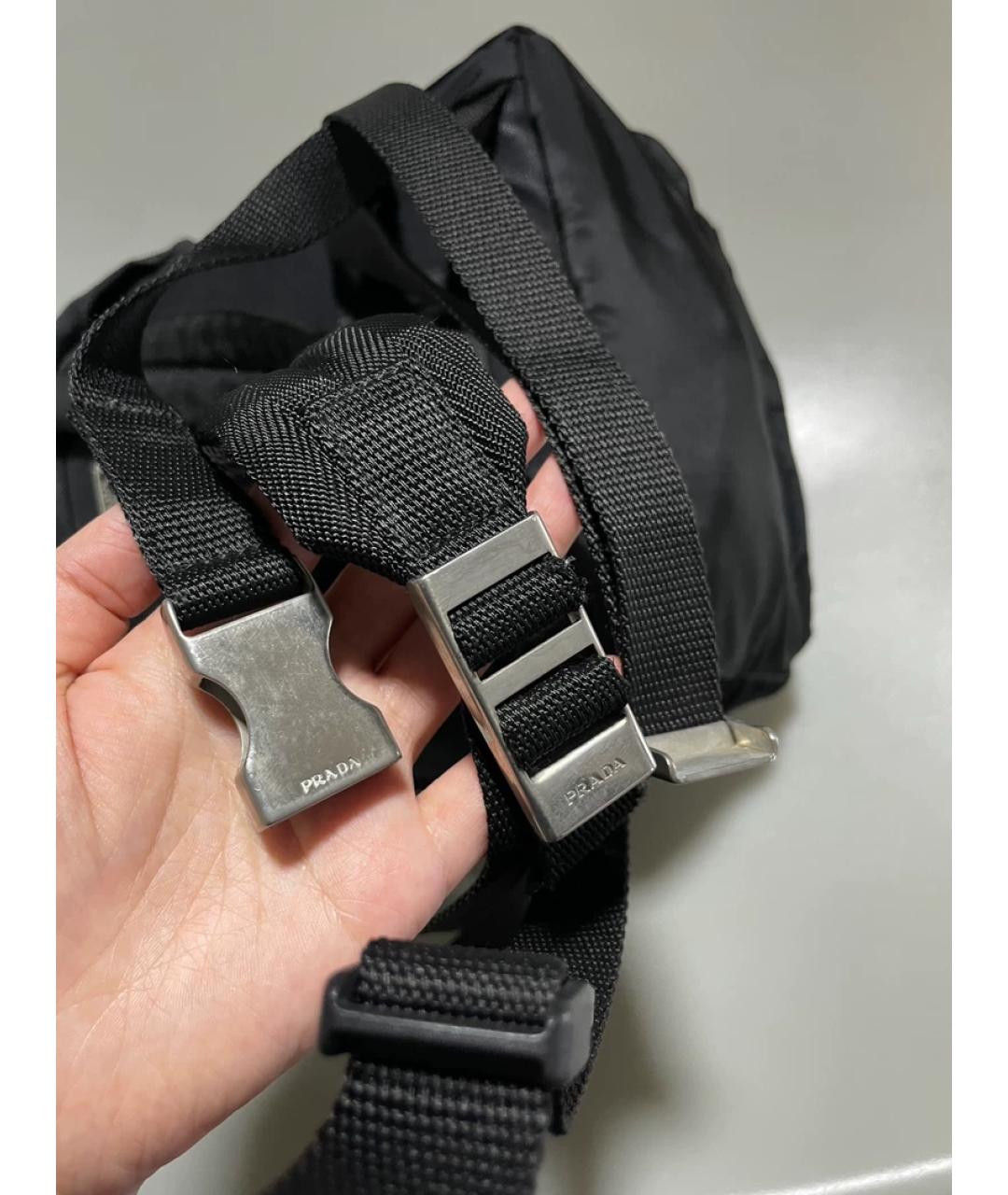 PRADA Серебряная сумка с короткими ручками, фото 6