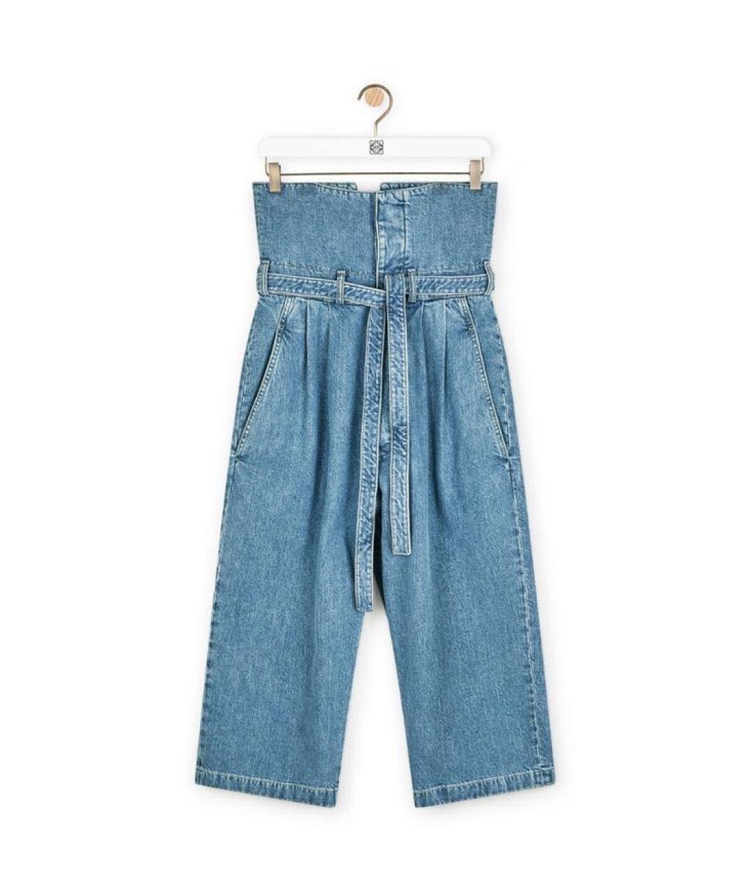 LOEWE Синий деним комбинезон, фото 9