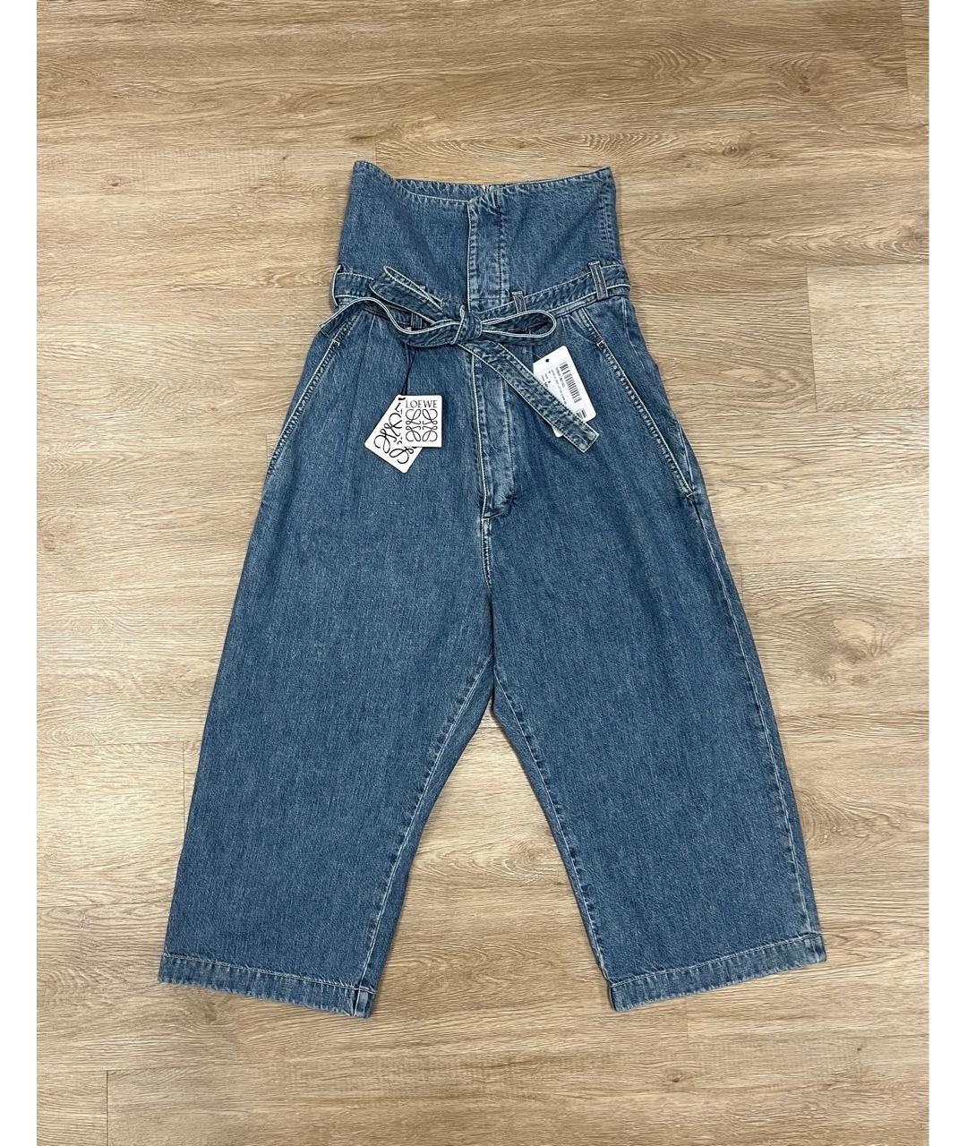 LOEWE Синий деним комбинезон, фото 2