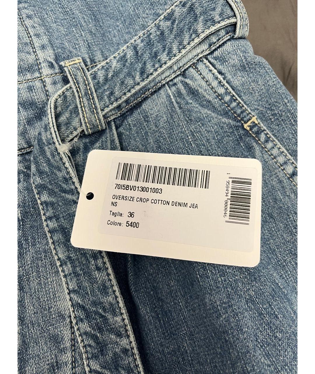 LOEWE Синий деним комбинезон, фото 7