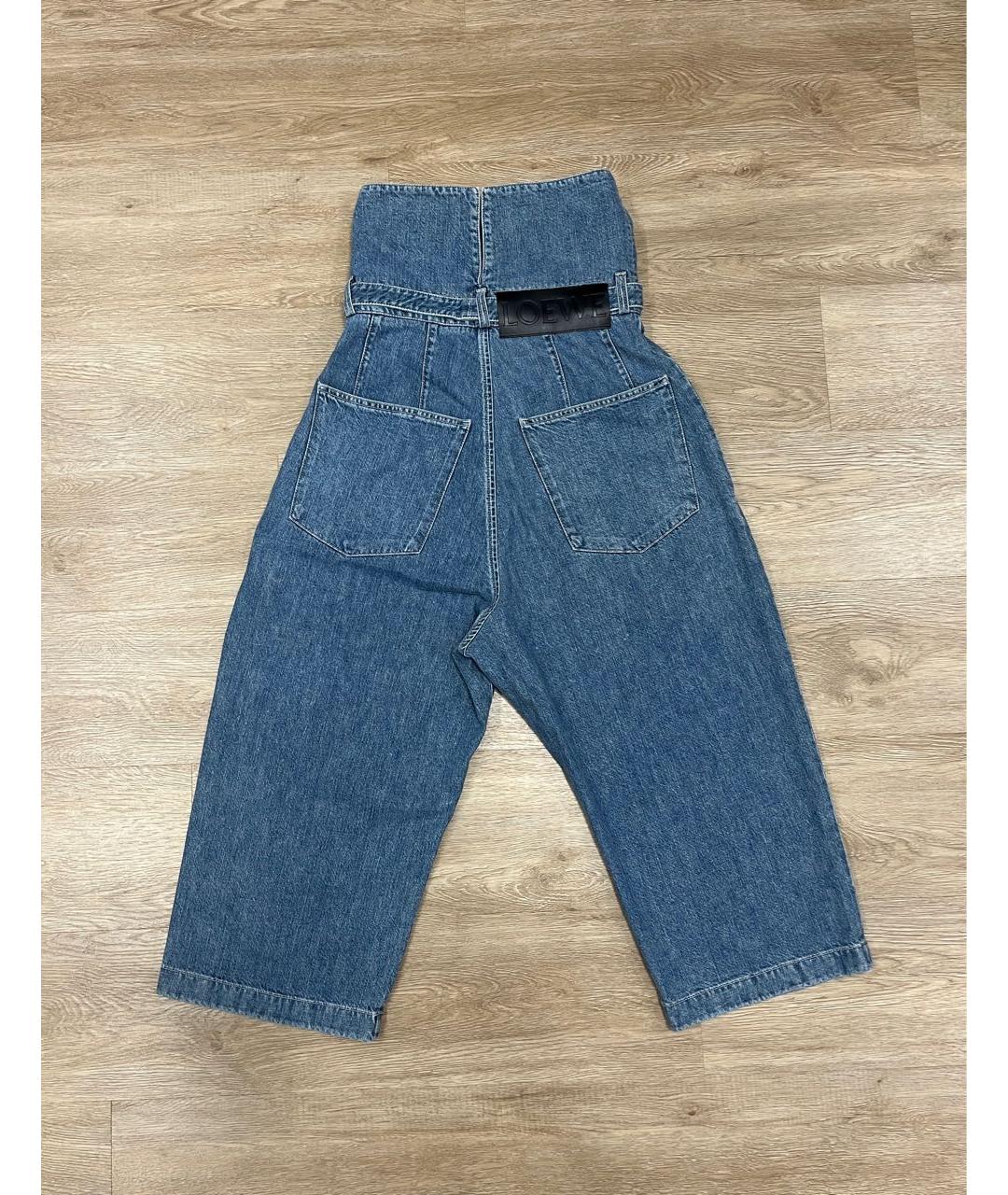 LOEWE Синий деним комбинезон, фото 3