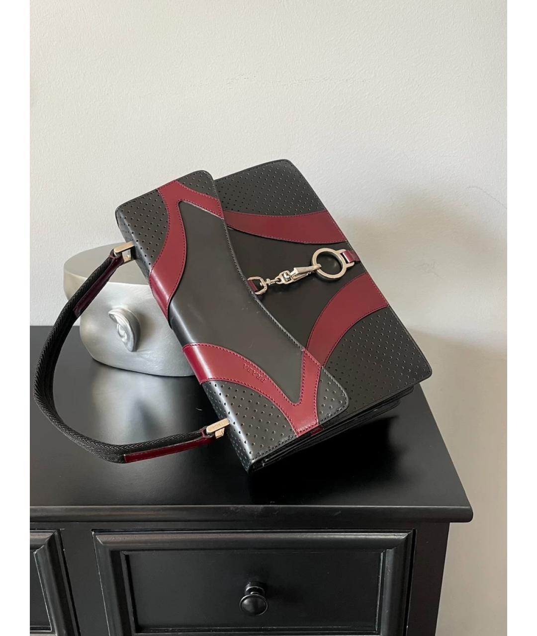 PRADA Красная сумка с короткими ручками, фото 2