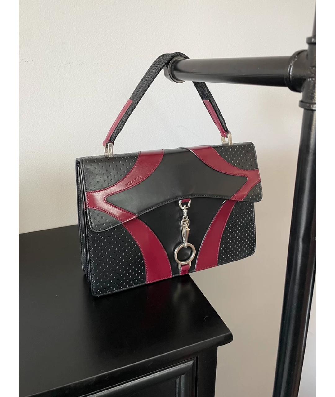 PRADA Красная сумка с короткими ручками, фото 10