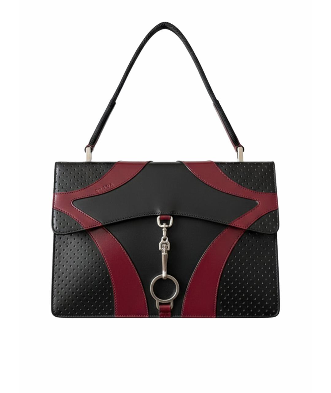 PRADA Красная сумка с короткими ручками, фото 1