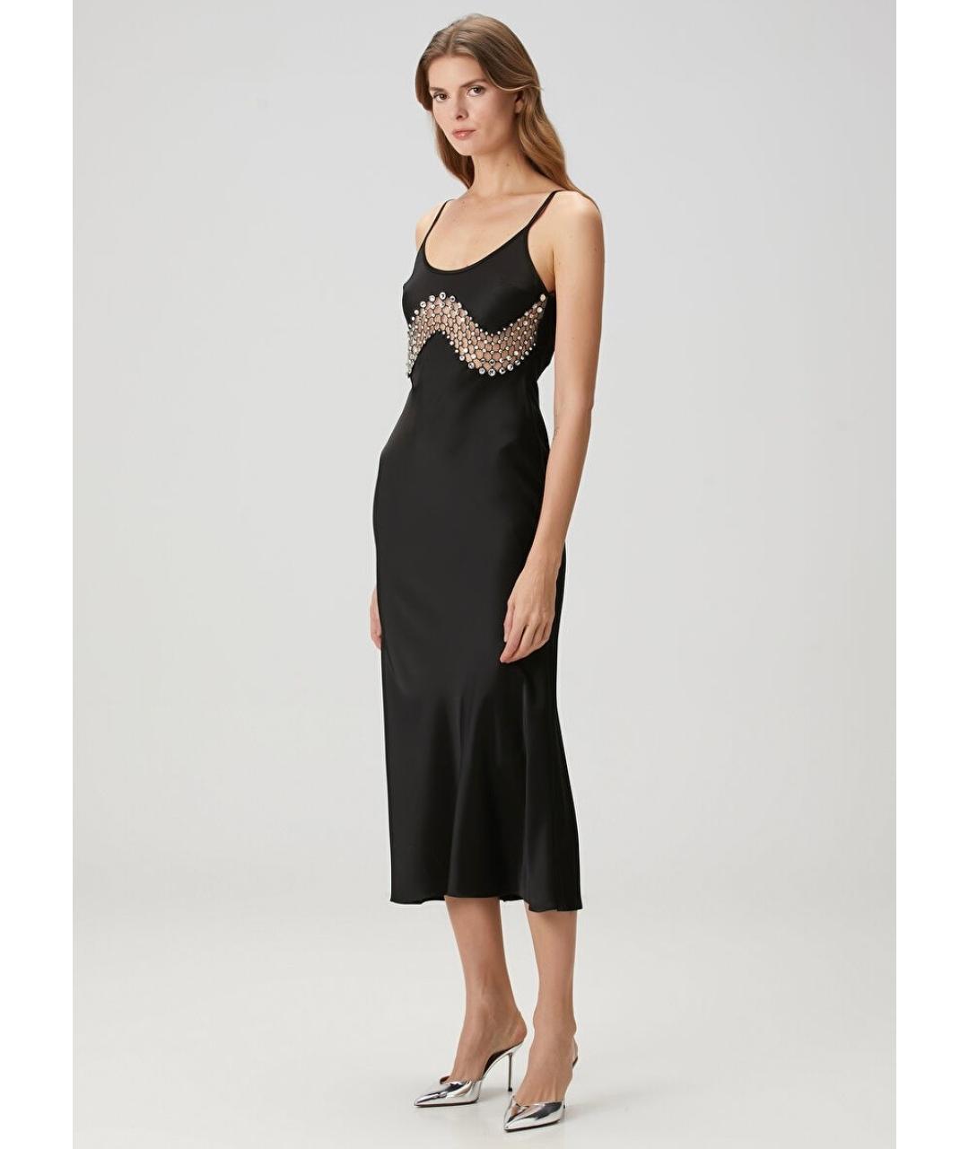 DAVID KOMA Черное коктейльное платье, фото 4