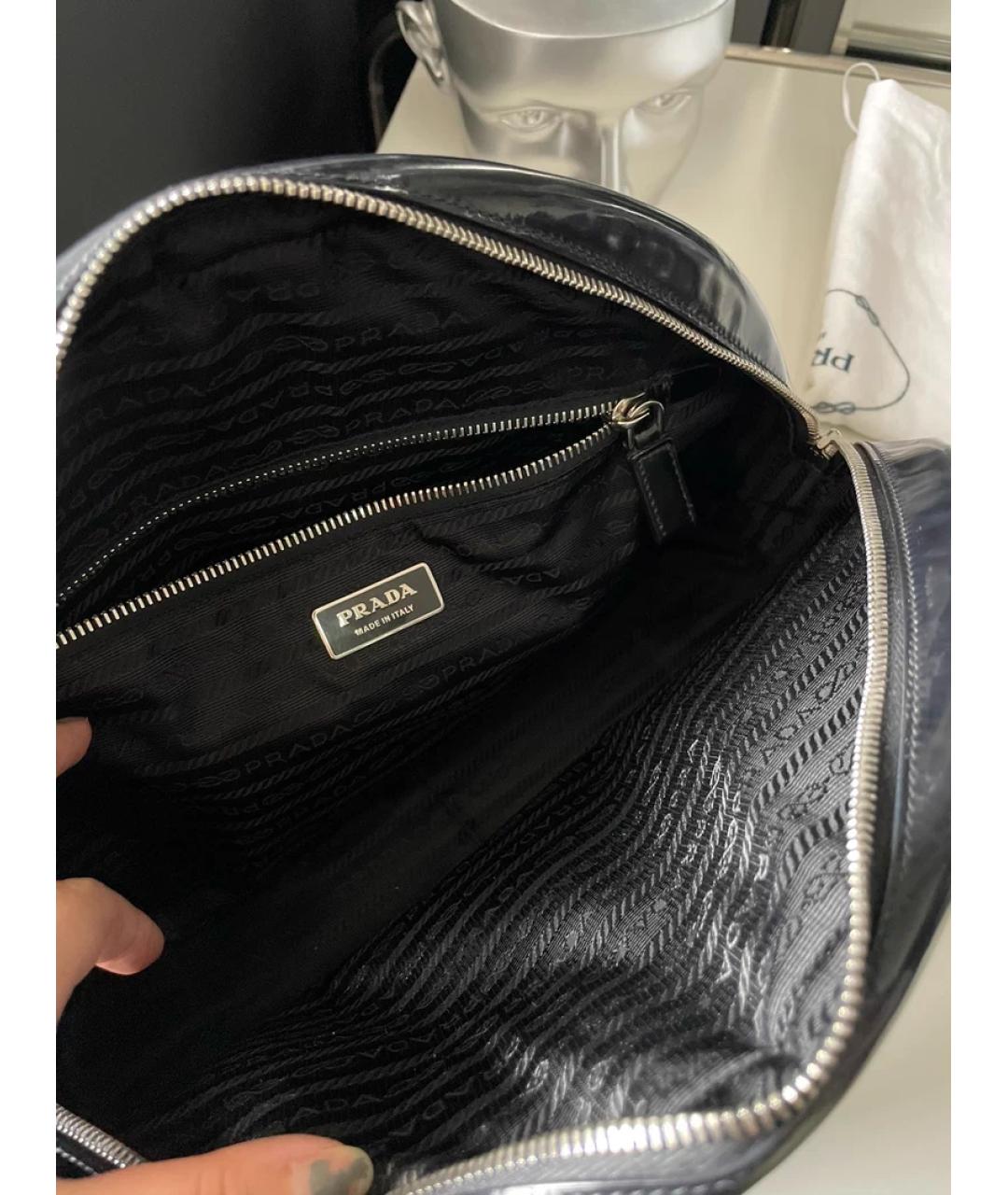 PRADA Черная сумка с короткими ручками, фото 8