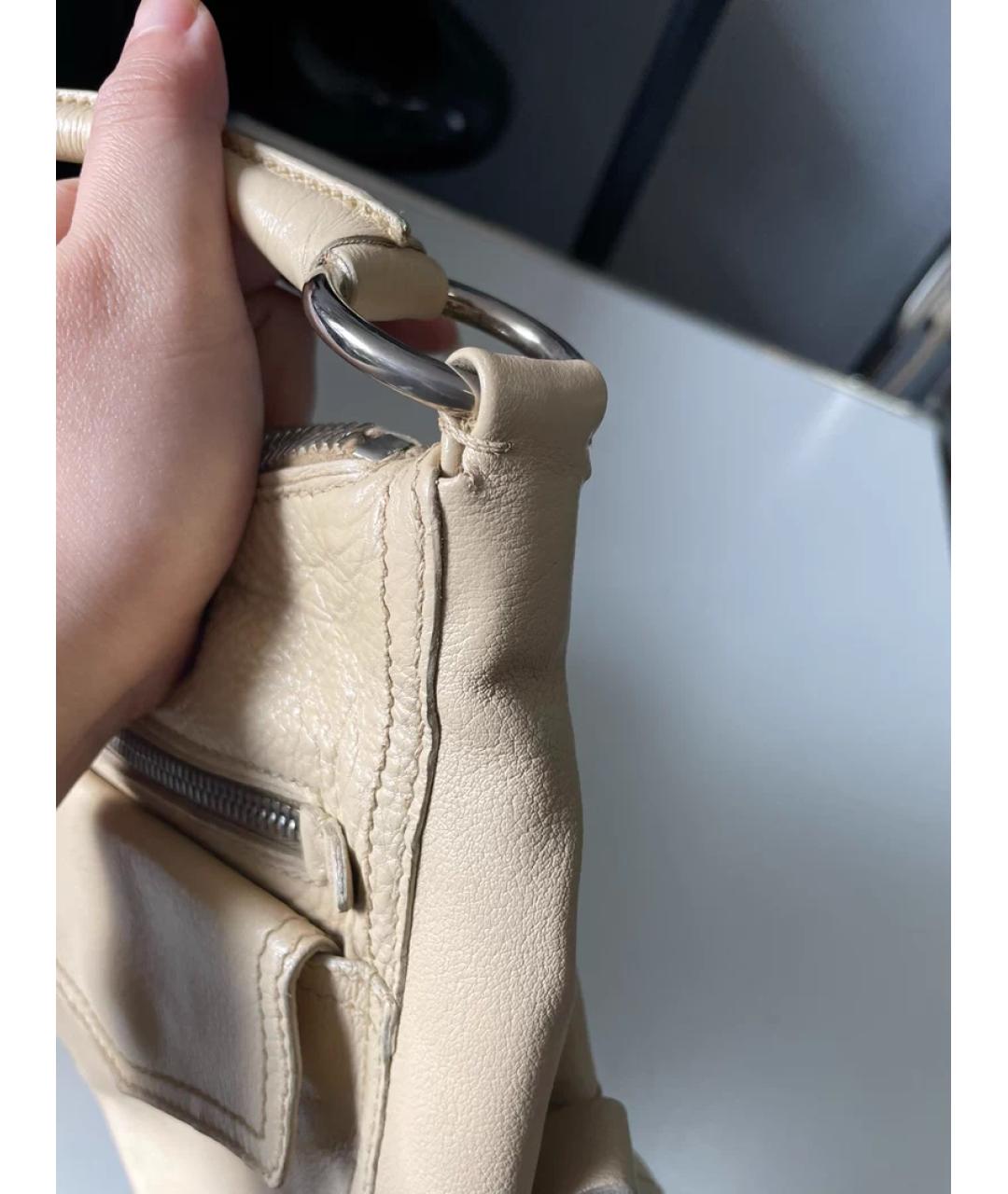 PRADA Хаки льняная сумка с короткими ручками, фото 7