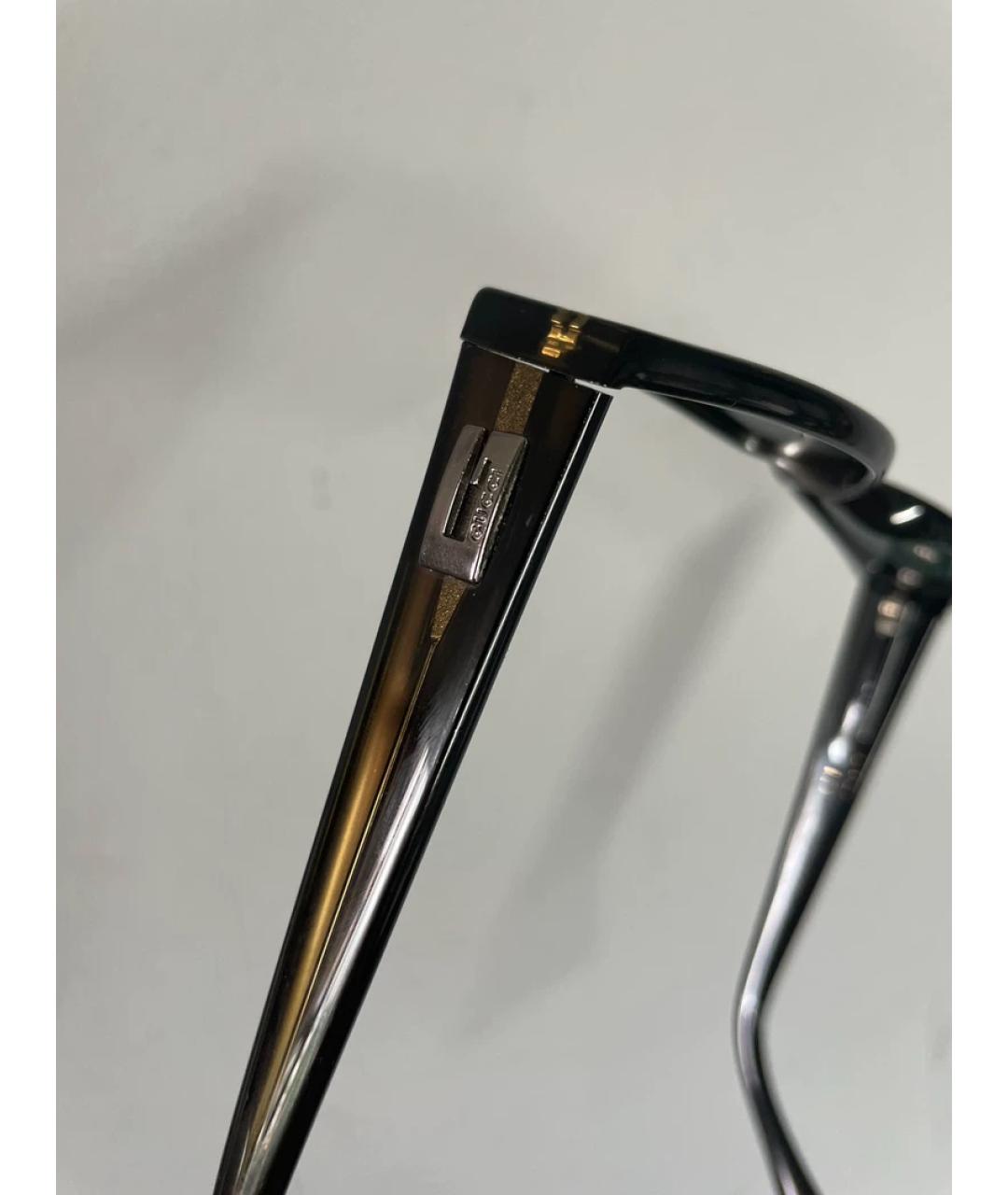 GUCCI Черные пластиковые солнцезащитные очки, фото 8