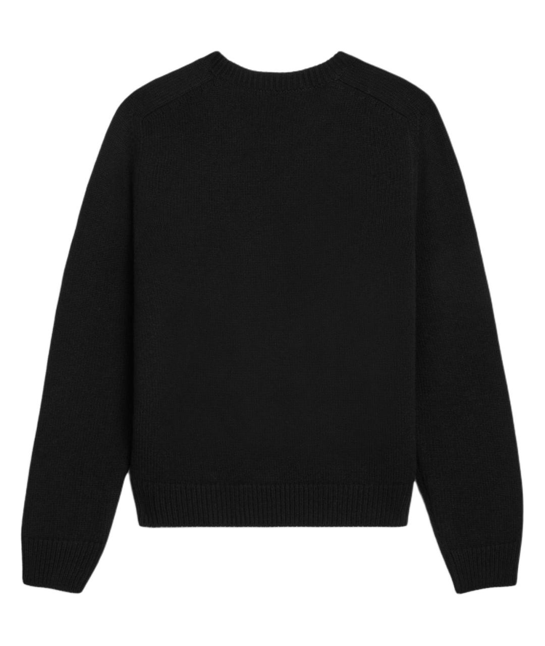 CELINE Черный шерстяной джемпер / свитер, фото 2