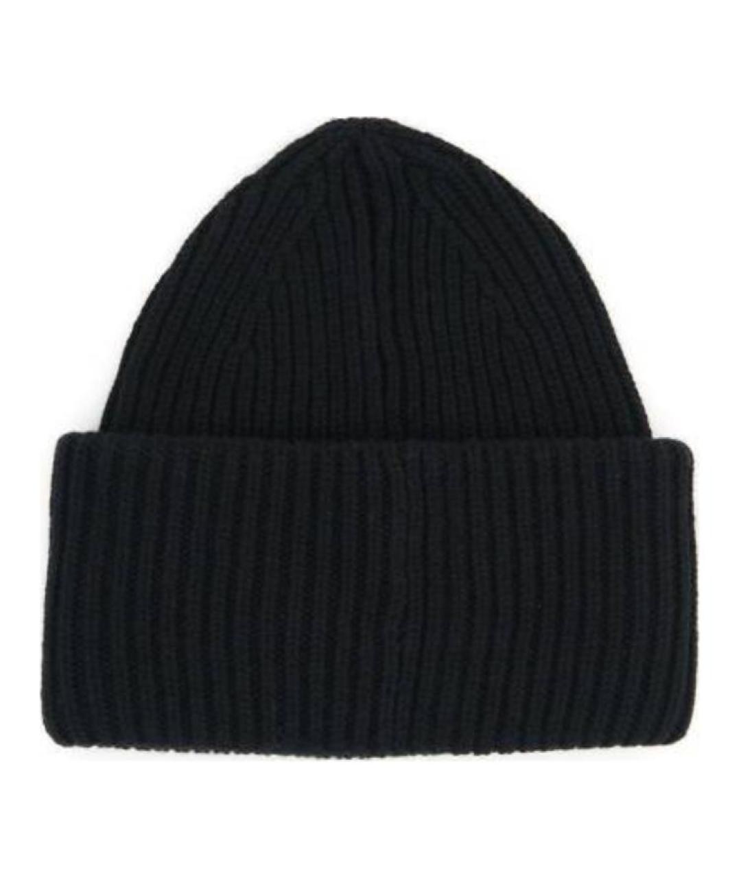 ACNE STUDIOS Черная шерстяная шапка, фото 2