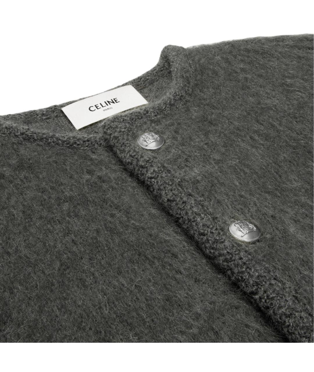 CELINE Серый джемпер / свитер, фото 3