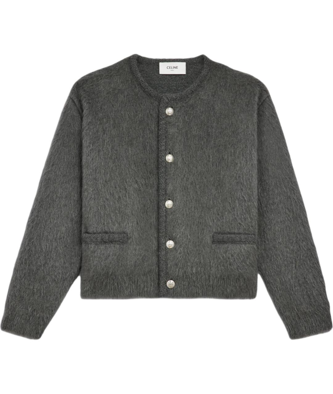 CELINE Серый джемпер / свитер, фото 1