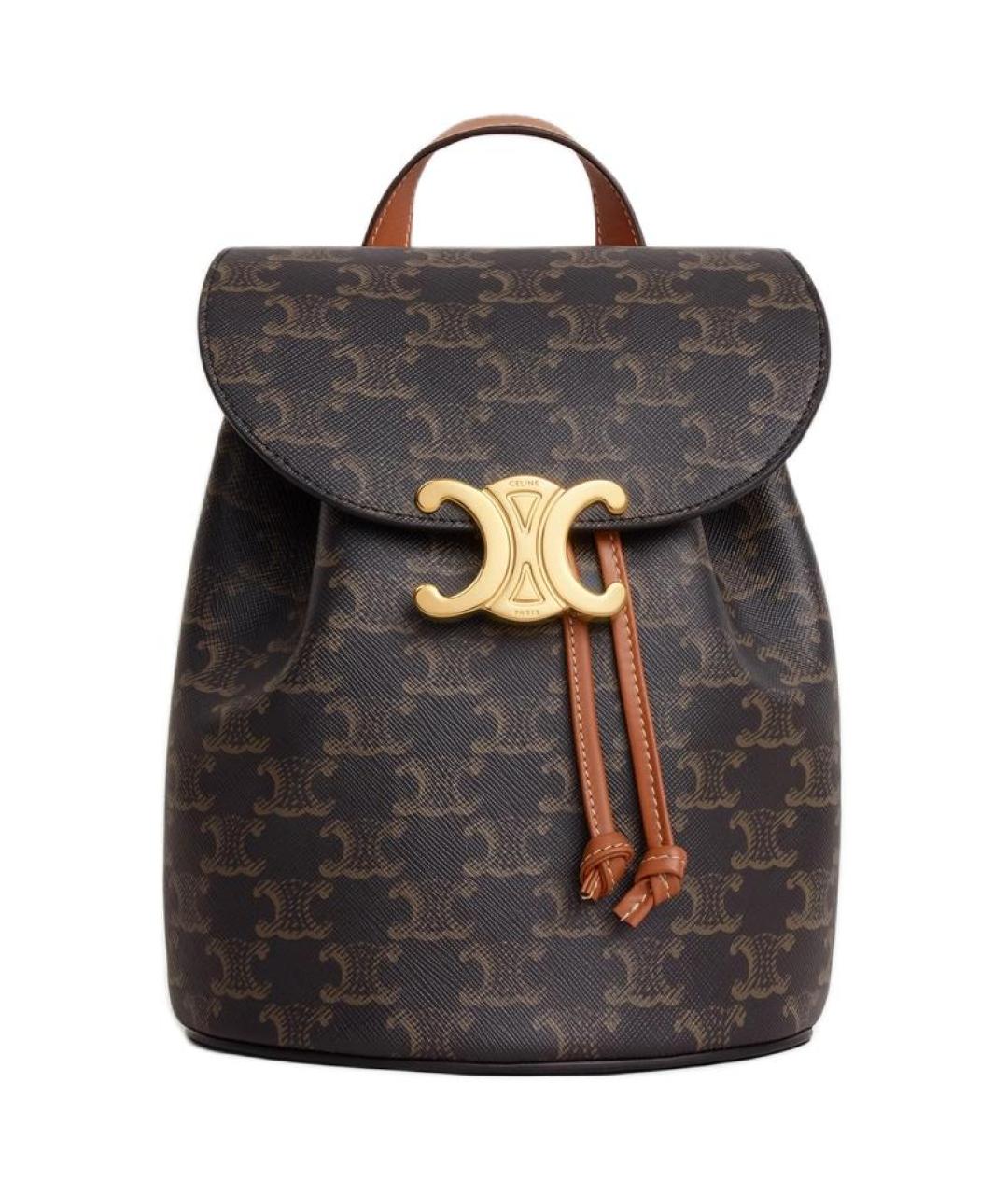 CELINE Коричневый рюкзак, фото 1