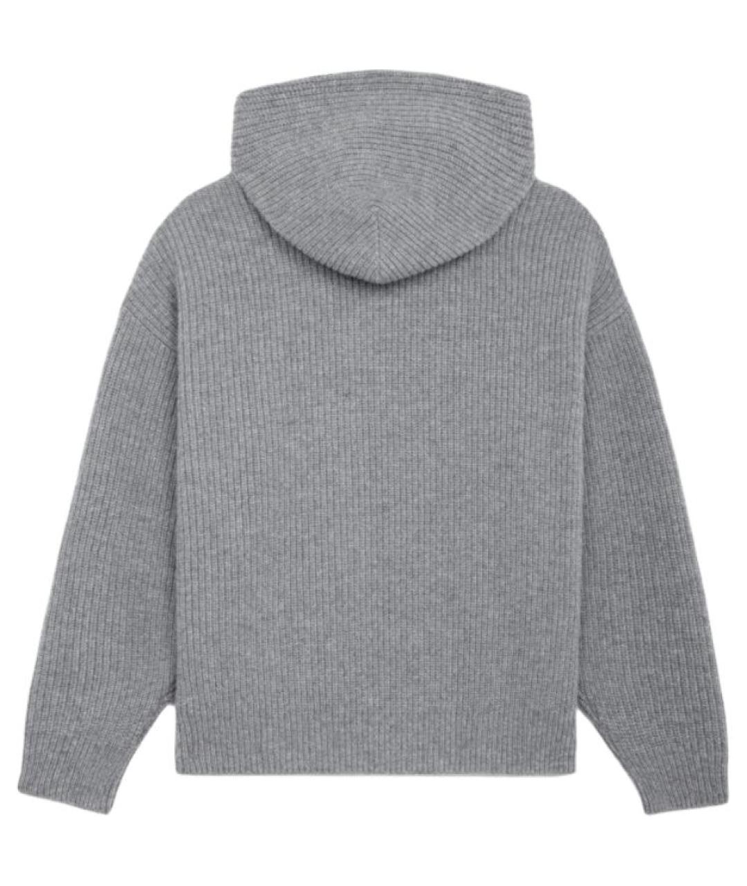 CELINE Серый шерстяной джемпер / свитер, фото 2