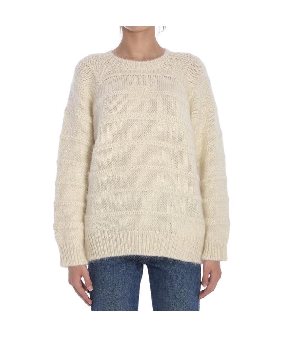 CELINE Коричневый джемпер / свитер, фото 5