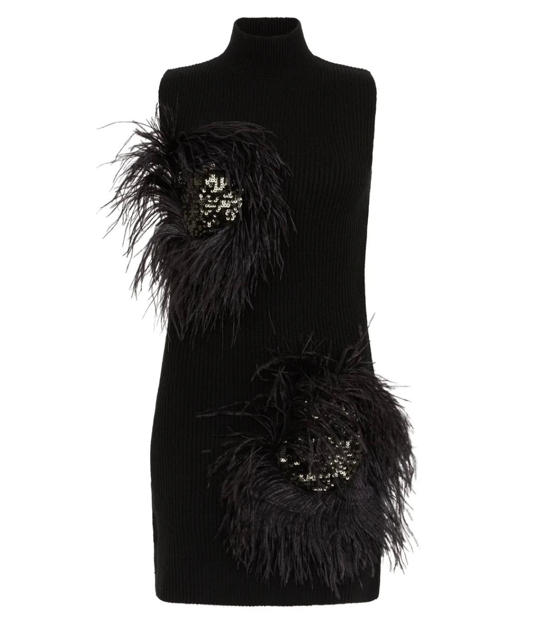 DAVID KOMA Черное коктейльное платье, фото 1