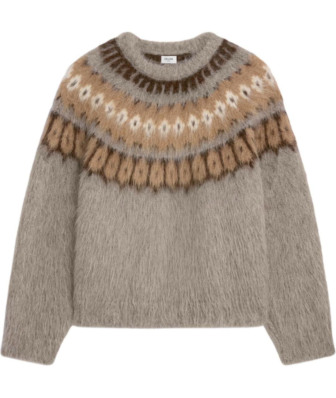 CELINE Бежевый джемпер / свитер, фото 1