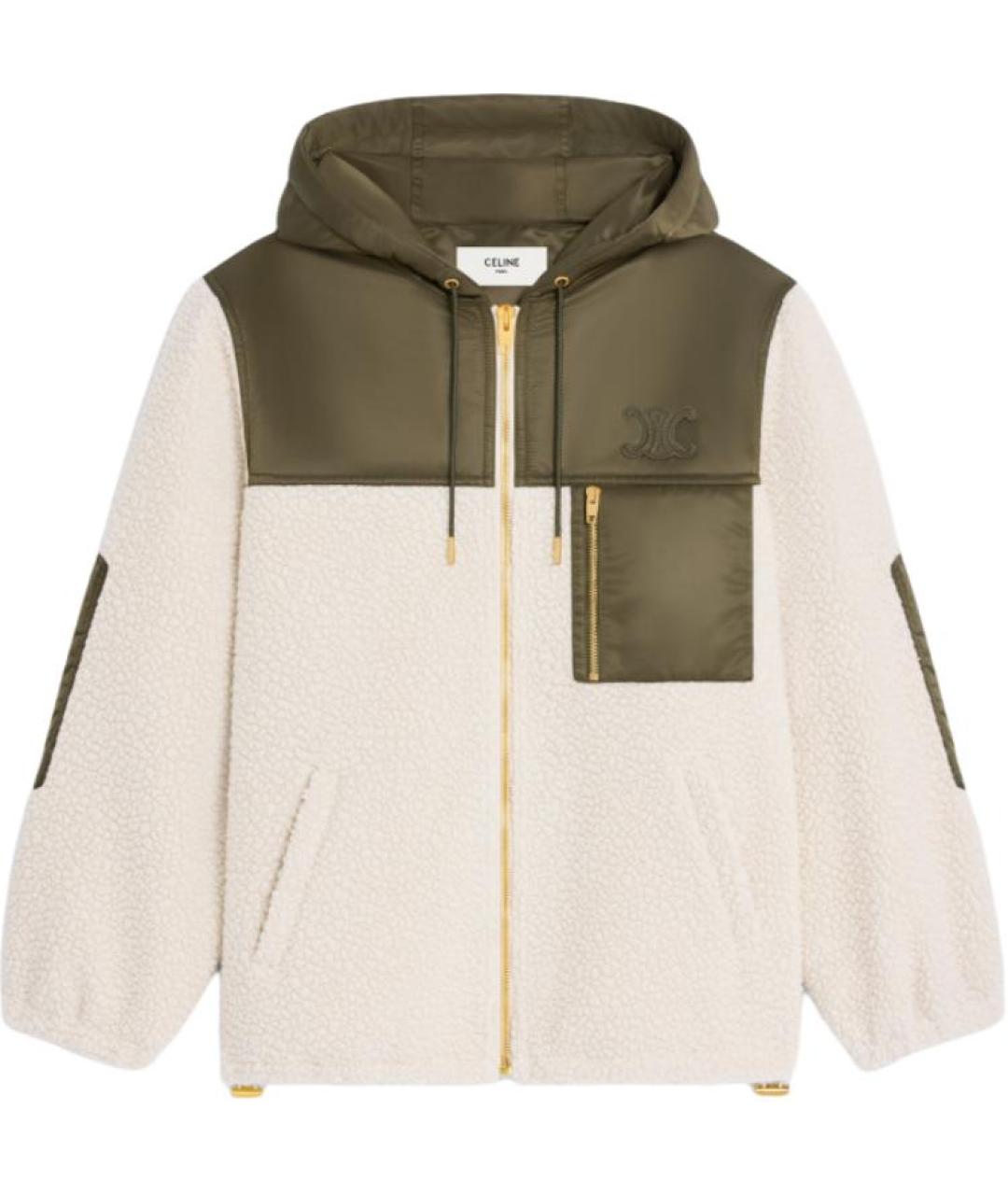 CELINE Бежевый пуховик, фото 1