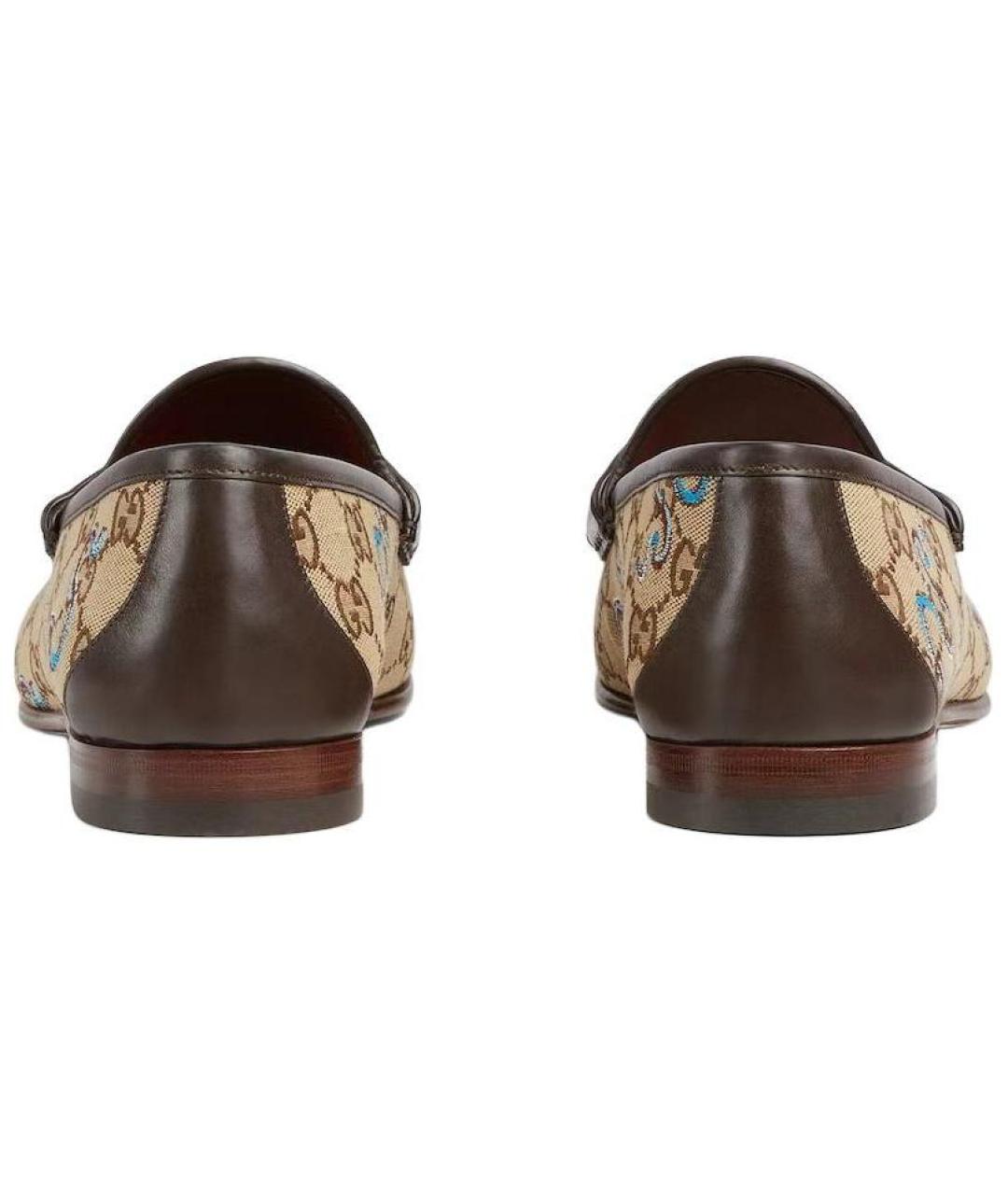 GUCCI Бежевые лоферы, фото 5