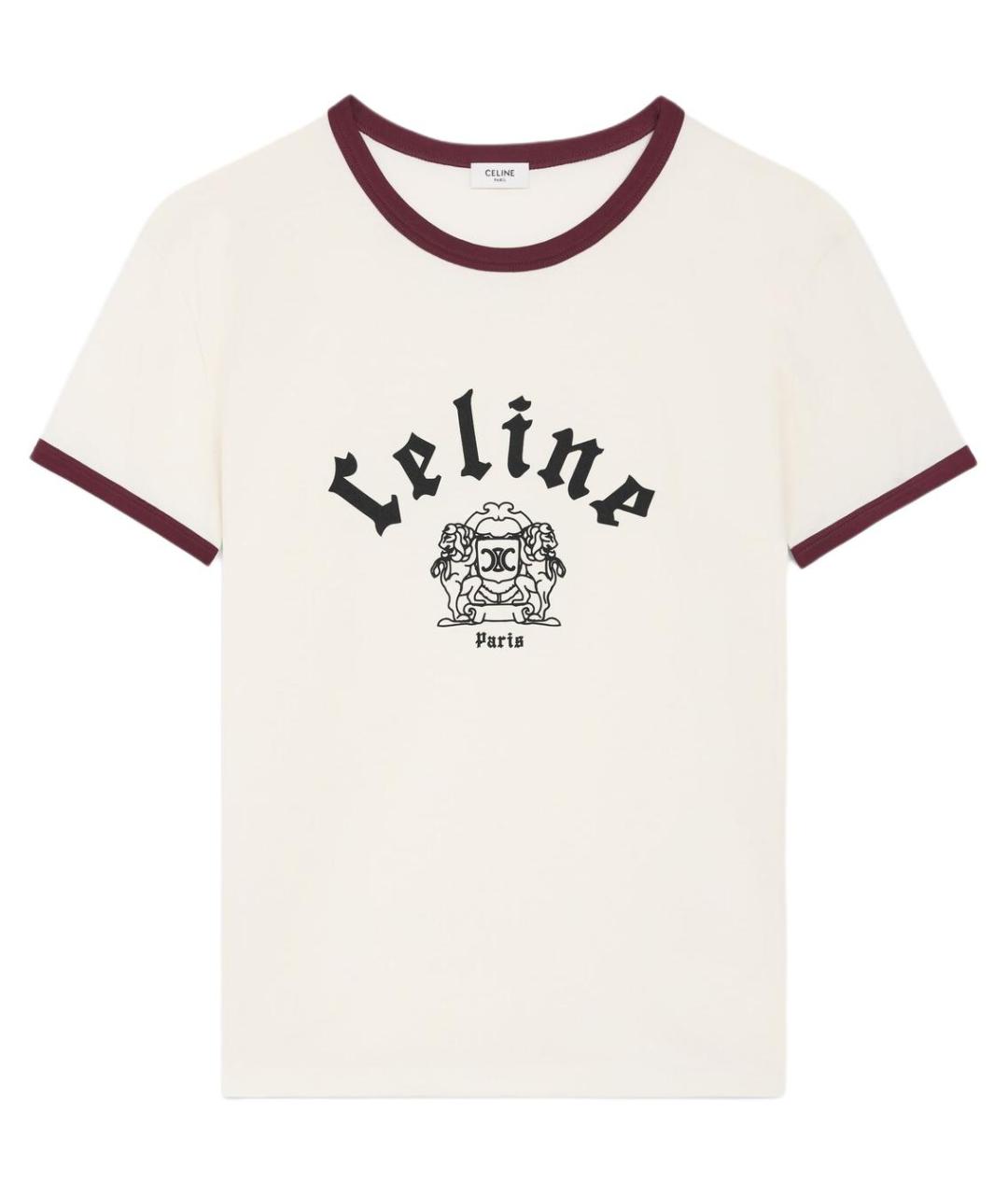 CELINE Мульти хлопковая футболка, фото 1