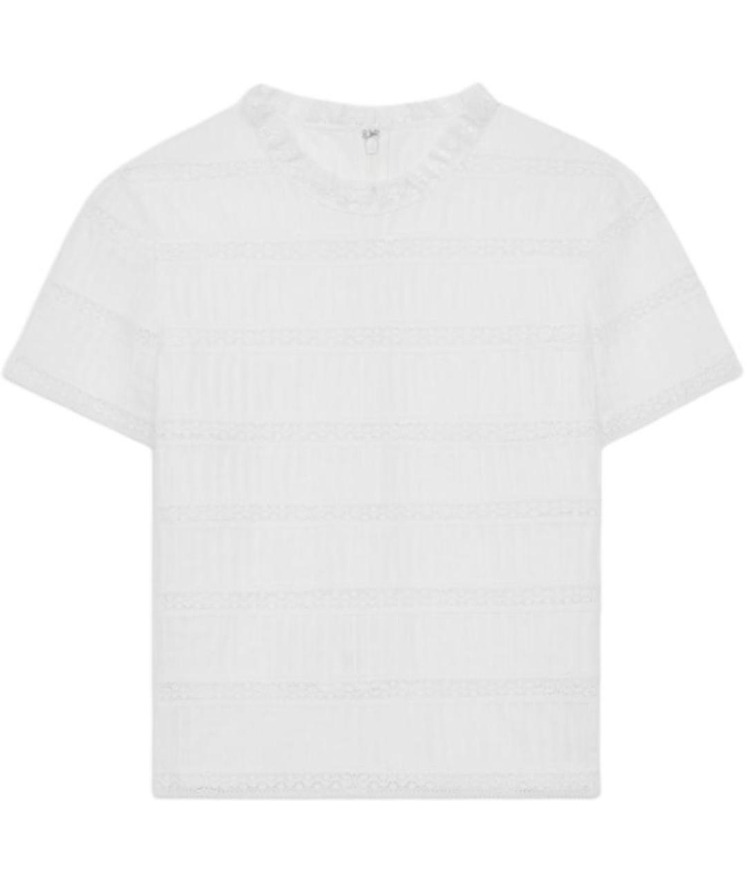 CELINE Белая футболка, фото 1