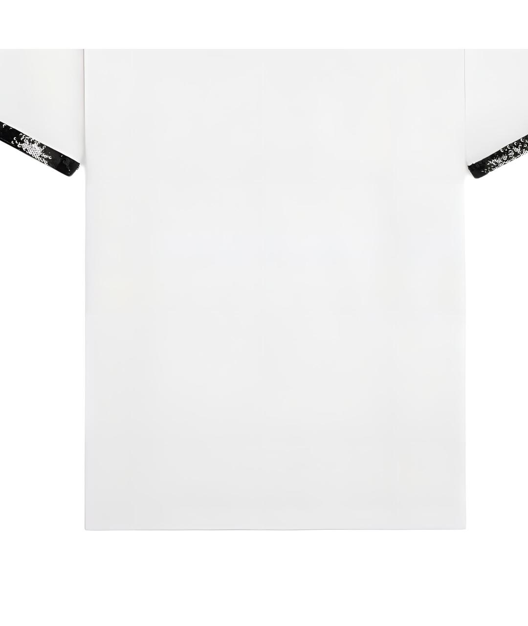 CELINE Белая хлопковая футболка, фото 5