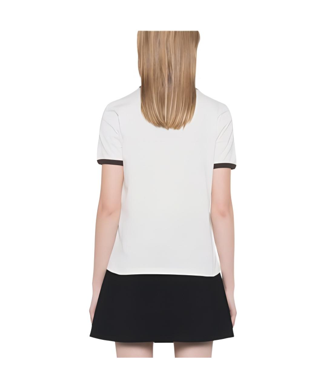 CELINE Бежевая хлопковая футболка, фото 5