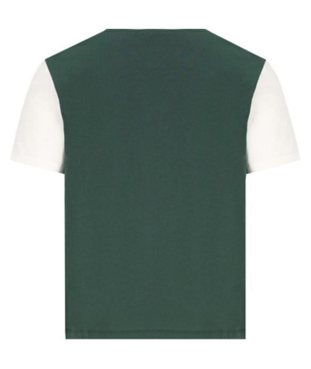 CELINE Зеленая хлопковая футболка, фото 2