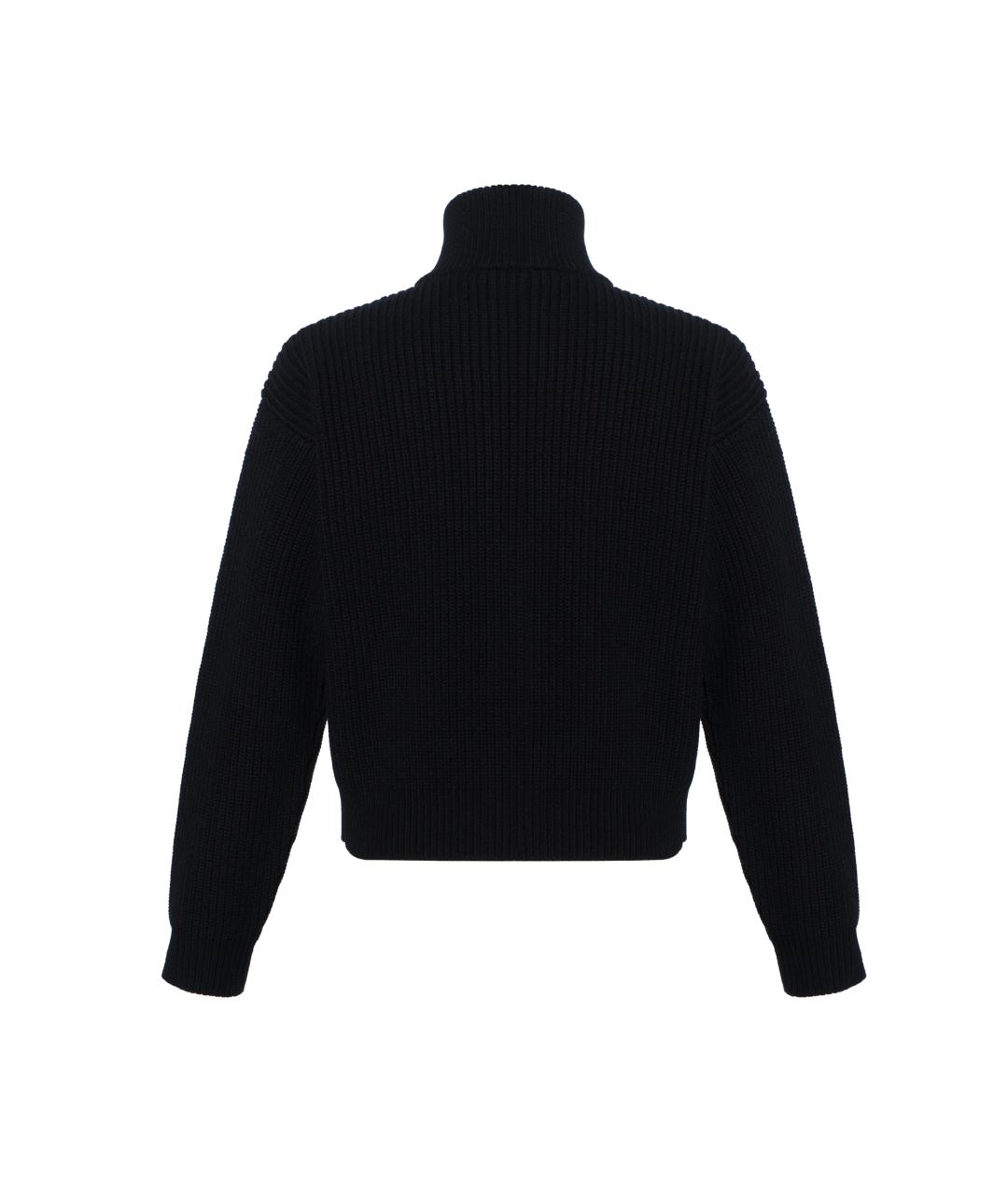 CELINE Черный шерстяной джемпер / свитер, фото 2