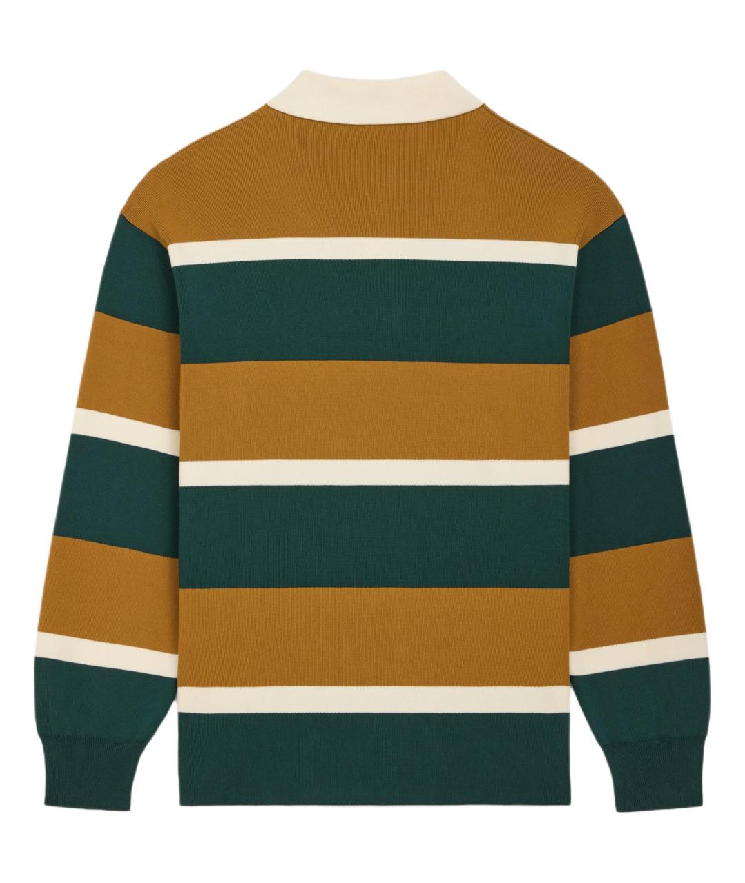 CELINE Мульти хлопковое поло с длинным рукавом, фото 2