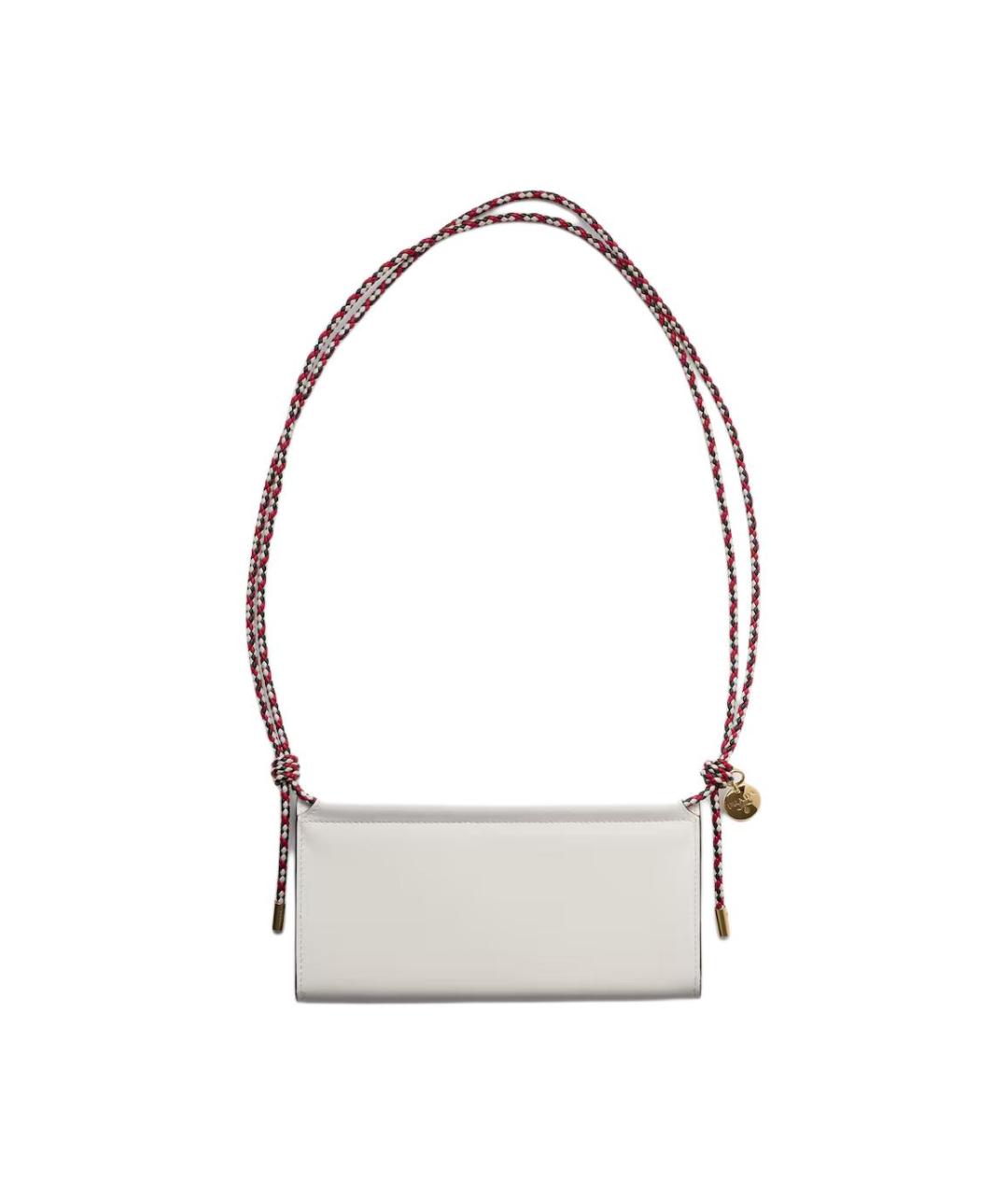 PRADA Белый кожаный кошелек, фото 3