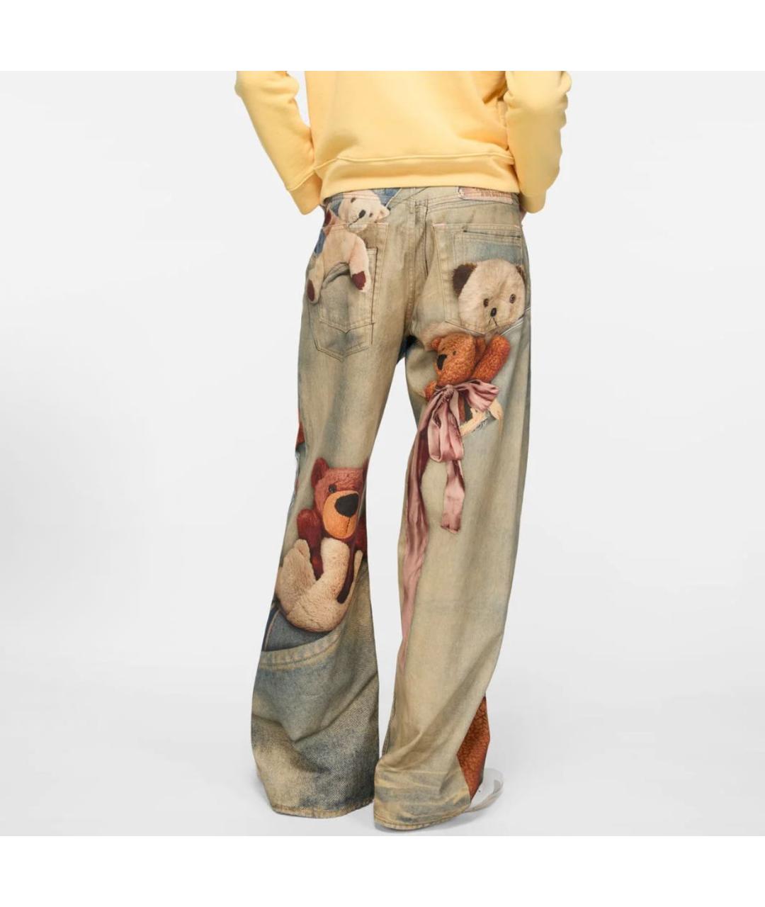 ACNE STUDIOS Голубые джинсы клеш, фото 4