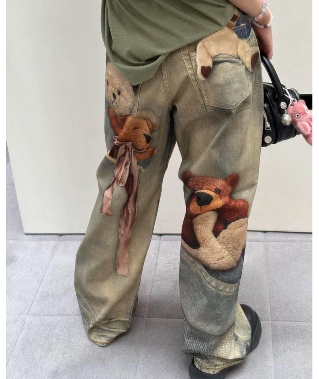 ACNE STUDIOS Голубые джинсы клеш, фото 7