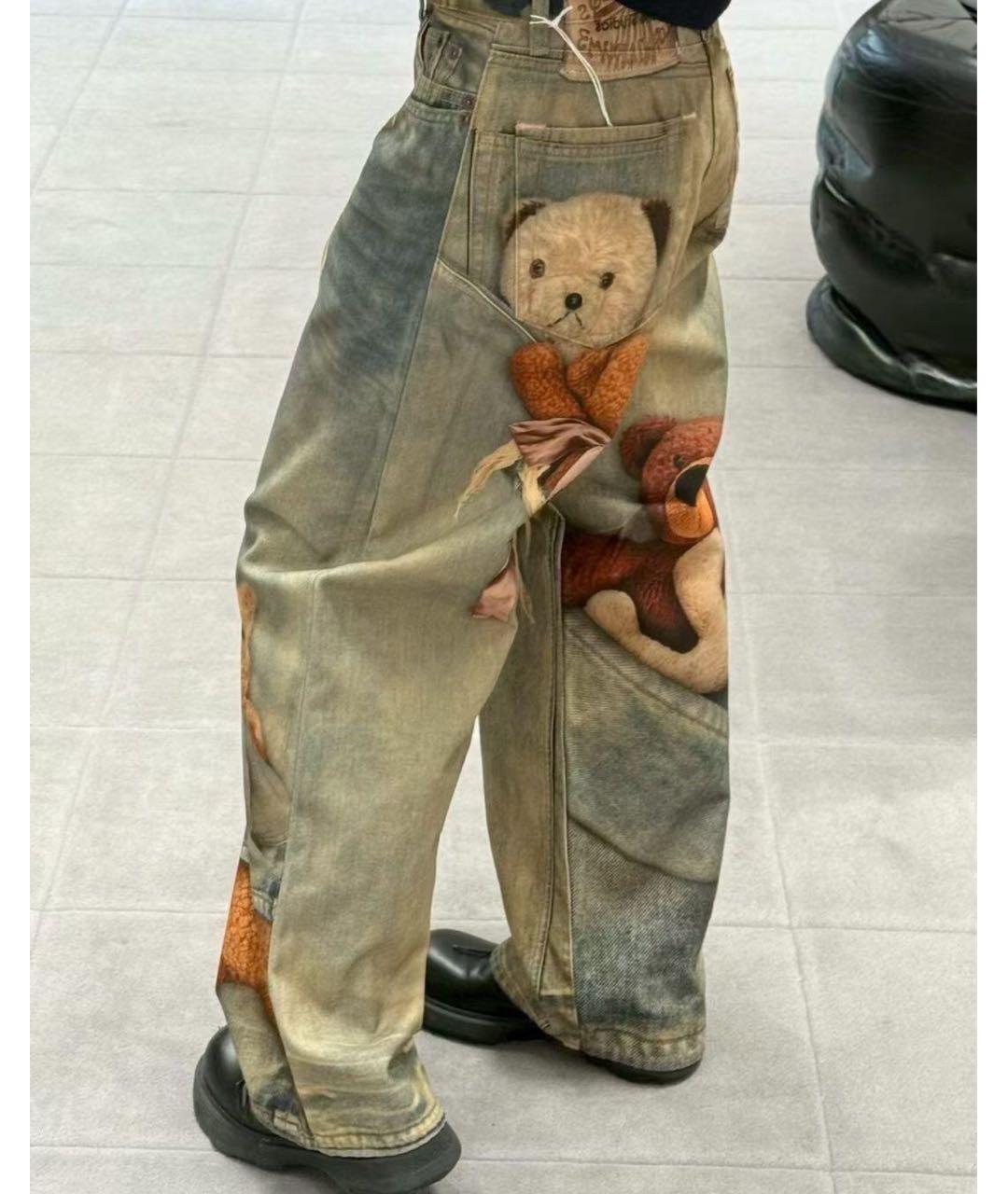 ACNE STUDIOS Голубые джинсы клеш, фото 6