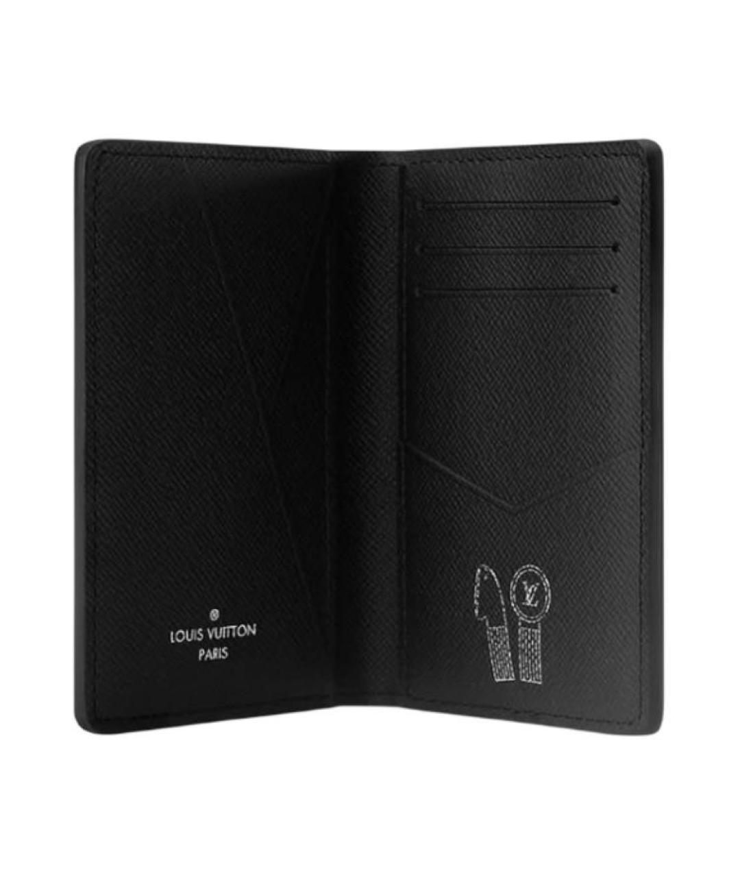 LOUIS VUITTON Черный кардхолдер, фото 4